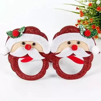 Рождественские украшения Очки Подарки Праздничная вечеринка Креативные оправы для очков