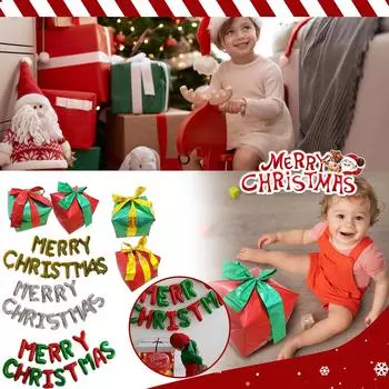 Рождественские украшения Огромная подставка Рождественская елка Детский сад Деятельность Макет Колонка One Size