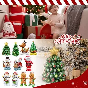 Рождественские украшения Огромная подставка Рождественская елка Детский сад Деятельность Макет Колонка One Size