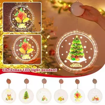 Рождественские украшения окон One Size