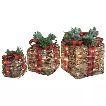Рождественские украшения Подарочная коробка Украшение двора Реквизит для оформления окон