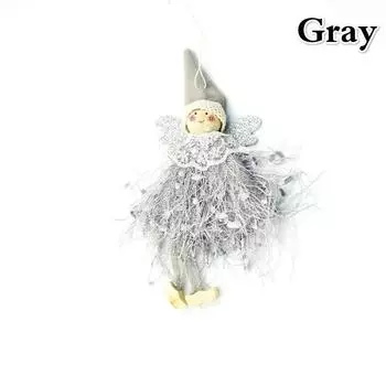 Рождественские украшения Подвеска Креативная Милая Кукла Ангела Кружевная Подвеска Украшение Окна Рождественская Елка Комната Предметы Домашнего Хозяйства