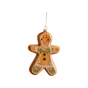 Рождественские украшения Подвеска Праздничные принадлежности Пряничный человечек Декор Подвесной Милый Рождество для