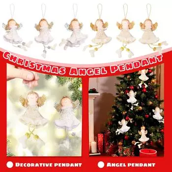 Рождественские украшения Подвески Рождественский ангел Украшения для рождественской елки Подвески Маленькие подвески One Size