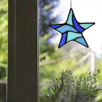 Рождественские украшения Подвесные сувениры для вечеринок Акриловые подвески Декор для оконного стекла Style A