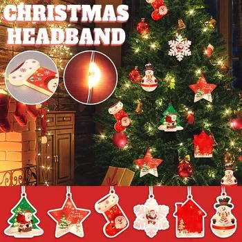 Рождественские украшения Подвесные светильники Окно Праздничные украшения для елки Принадлежности для декора Сцена Макет One Size