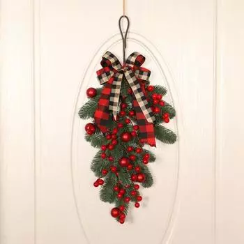 Рождественские украшения Подвесные украшения Красные фрукты Решетка Перемычка