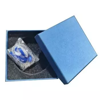 Рождественские украшения Прозрачный граненый кристалл Снежинка Подвеска для украшения рождественской елки Женская сережка A