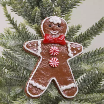 Рождественские украшения Пряничные подвески Коллекция Домашний декор Праздничные принадлежности Украшение для Gingerbread w Sugar