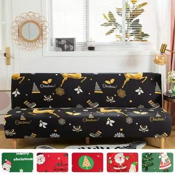 Рождественские украшения раскладной диван-кровать чехлы для дивана чехлы на двойное сиденье спандекс чехлы для гостиной геометрический принт M (160-190cm)