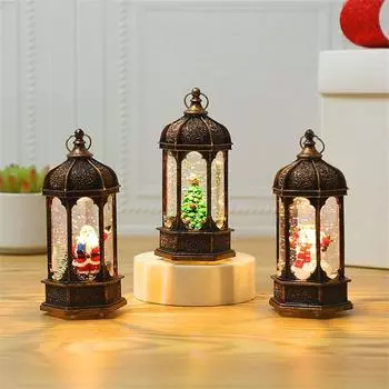 Рождественские украшения ретро маленькая ветряная лампа рождественские украшения ночник 2023 новые рождественские подарки