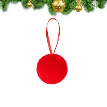 Рождественские украшения Рождественская елка Мягкий шар Подвесное украшение Рождественская атмосфера One Size