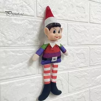 Рождественские украшения Рождественская кукла-эльф Плюшевые подвески Создайте праздничную атмосферу с помощью прочных легких елочных украшений