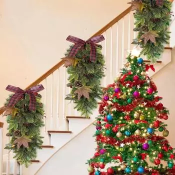 Рождественские украшения Рождественские иголки Подвесные настенные дверные подвесные One Size