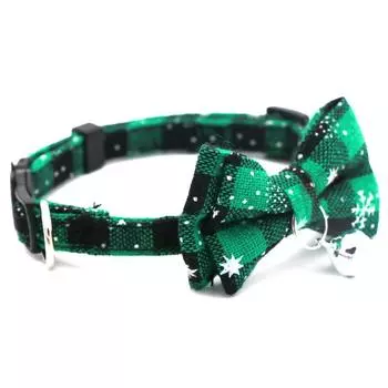 Рождественские украшения Рождественские миниатюрные ошейники для собак и кошек Съемный ошейник для домашних животных Изысканный ошейник с бантом для домашних животных Рождественские подарки