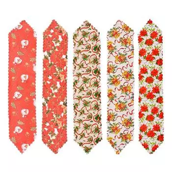 Рождественские украшения Рождественский принт Настольный флаг Украшение стола Домашняя туалетная комната Рождественский орнамент Новогодний подарок