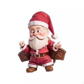 Рождественские украшения Санта-Клауса, статуи из смолы, украшения, подарки, праздник