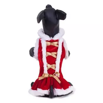 Рождественские украшения щенок Санта одежда костюм для питомца собака зимняя юбка принадлежности XS