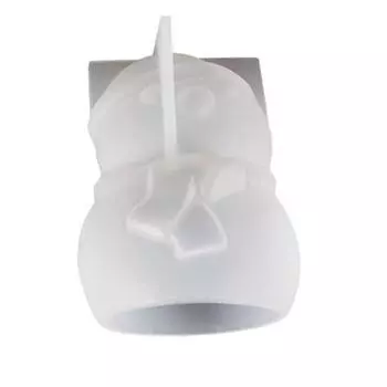 Рождественские украшения, силиконовая форма для свечей, сделай сам, Санта-Снеговик, легко снимается, антипригарные формы для изготовления свечей ручной работы B