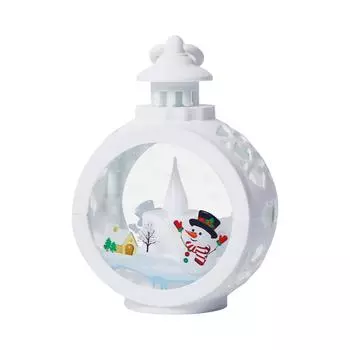 Рождественские украшения светодиодная свеча круглая рождественская подвесная лампа портативная новая винтажная витрина One Size