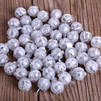 Рождественские украшения, светодиодные шариковые лампы для вечеринки, 5 шт./лот, круглые мини-воздушные шары, уникальные 1pcs зелёный