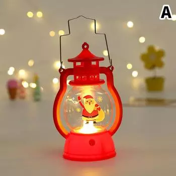 Рождественские украшения светодиодный фонарь Санта-Клаус снеговик рождественская елка веселые рождественские украшения для дома 2025 Рождество