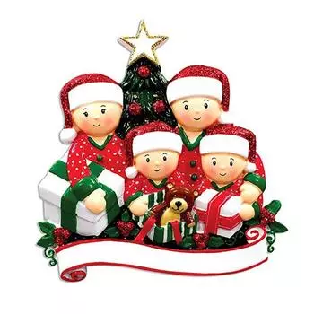 Рождественские украшения своими руками для дома, семейная фигурка, рождественские украшения для дома, Новый год 2022, украшение для рождественской елки