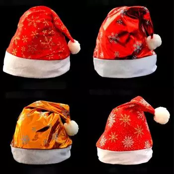 Рождественские украшения Теплые подарки Новые рождественские шапки Взрослые Детские рождественские шапки