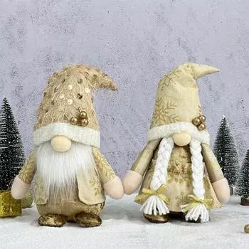 Рождественские украшения Вышивка Рождественские украшения Куклы One Size