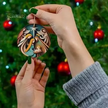 Рождественские украшения в виде Иисуса Христа, сувенир на память о рождении Иисуса, 2D акриловая подвесная подвеска для украшения дома, дерева, двери, автомобиля A