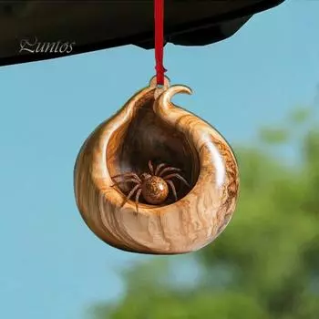 Рождественские украшения в виде животных 2D Акриловые украшения в виде лесных животных Веселые принты с животными Совы Еноты Коалы Праздничные украшения A