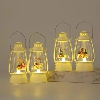 Рождественские украшения, винтажные конные огни, подвески, рождественские настольные украшения, рождественские подарки