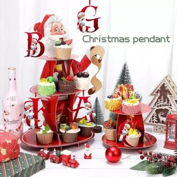 Рождественские украшения Yousheng, персонализированные 26 букв, имя, слово, елочные подвесные украшения, монограмма Санты, алфавит, акриловая подвеска для украшения сумки и дерева M