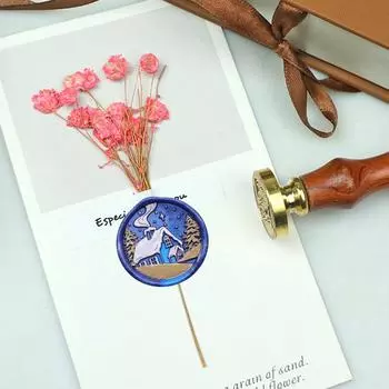 Рождественские восковые печати штампы ретро-печать головка для праздничной упаковки подарков скрапбукинг печать штамп DIY ремесло