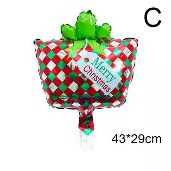 Рождественские воздушные шары Мини-алюминиевая пленка Мультяшные украшения для вечеринок
