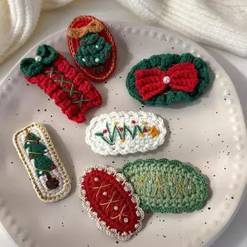 Рождественские заколки для волос для девочек, милые шпильки, модные заколки, аксессуары для волос, детские заколки BB, заколки для волос, подарки на новогоднюю вечеринку