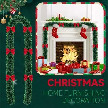 Рождественские зеленые полоски для волос с 6 бантами для вечеринки One Size зелёный