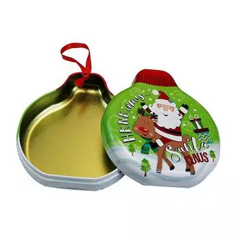 Рождественские жестяные банки для кофе, чая, специй, конфет, подарков, футляров для хранения ювелирных изделий, контейнеров для изготовления свечей, пустых коробок, коробок для украшений