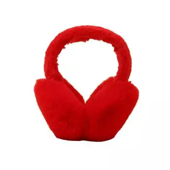 Рождественские зимние взрослые теплые складные вкладыши для ушей ветрозащитные и морозостойкие вкладыши для ушей One Size красный