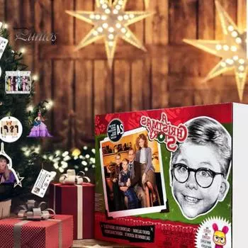 Рождественский адвент-календарь 2024 года, 24-дневный календарь обратного отсчета до рождественских каникул, подарки в закрытой коробке для мальчиков и девочек A