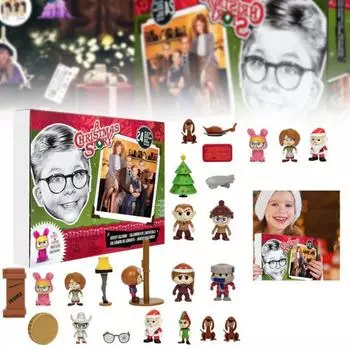 Рождественский адвент-календарь 2024 года 24-дневный календарь обратного отсчета до рождественских каникул Подарки Слепая коробка