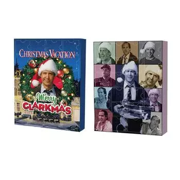 Рождественский адвент-календарь 2024 года, 24-дневный рождественский календарь обратного отсчета, содержит 24 подарка, рождественские фигурки, аксессуар Blue