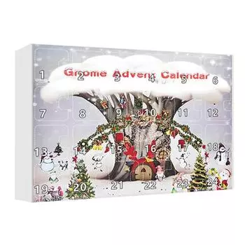 Рождественский адвент-календарь 2024 года на 24 дня, обратный отсчет, мультяшный Санта-брелок, набор рождественских подарков B