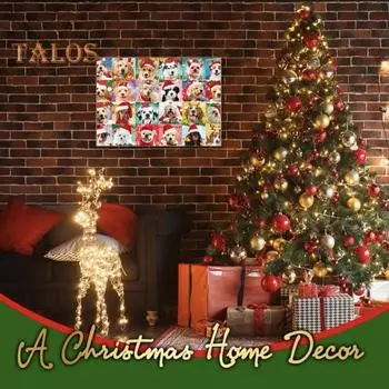 Рождественский адвент-календарь 2024 года, пазл из 1008 предметов, набор пазлов «Щенок», семейная картонная игра, календарь обратного отсчета до Рождества set