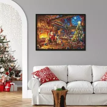 Рождественский адвент-календарь 2024 года, пазл, семейные мероприятия, календарь обратного отсчета, пазл с 24 коробками, 1008 деталей, игра для снятия стресса и ума для взрослых A