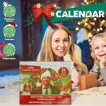 Рождественский адвент-календарь 2024 года содержит 24 подарка 24 дня Рождества Детский адвент-календарь Рождественский обратный отсчет для подростков M