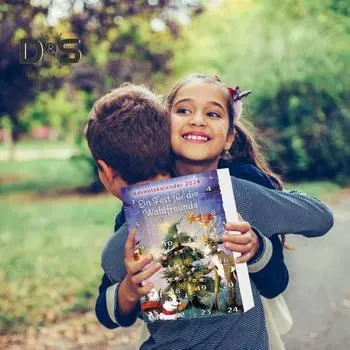 Рождественский адвент-календарь 2024, обратный отсчет на 24 дня, мультяшный Санта-брелок, набор рождественских подарков для мальчиков и девочек B