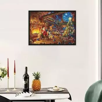 Рождественский адвент-календарь 2024 Пазл Семейные мероприятия Обратный отсчет Календарь Пазл A