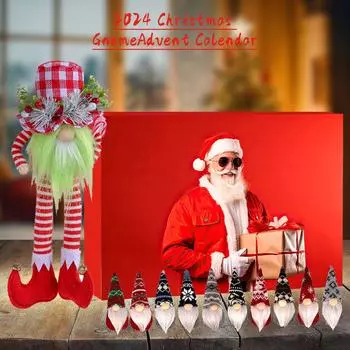 Рождественский адвент-календарь 24-дневный рождественский календарь обратного отсчета Подарки гномов
