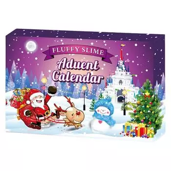 Рождественский Адвент-календарь DIY глиняная игрушка Рождественский календарь обратного отсчета Забавные подарки Игрушка для малышей Детей Подростков Девочек